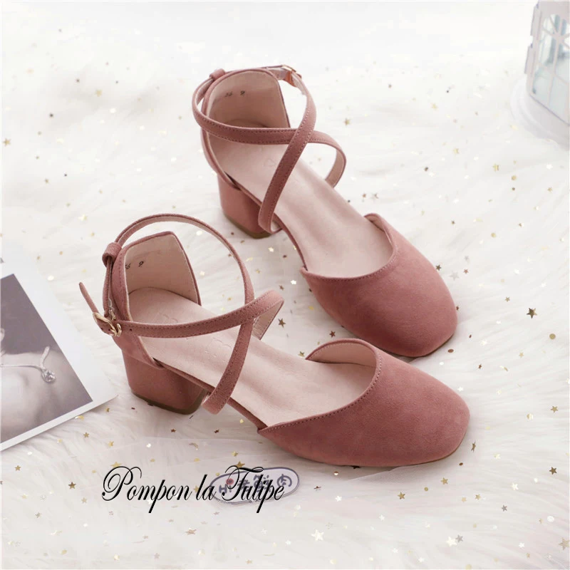 Шикарные детские замшевые туфли с круглым носком из натуральной овечьей кожи на