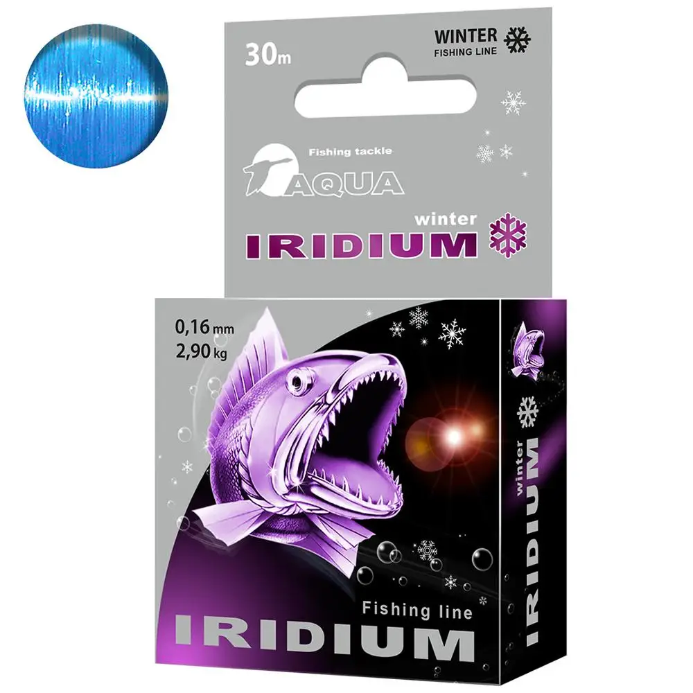 Лески AQUA Iridium (зимняя) 30m|Рыболовные лески| |