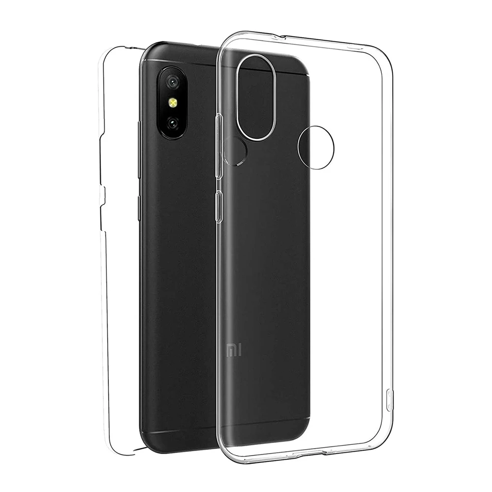 Двухсторонний силиконовый гелевый Чехол из ТПУ и поликарбоната с защитой на 360 °