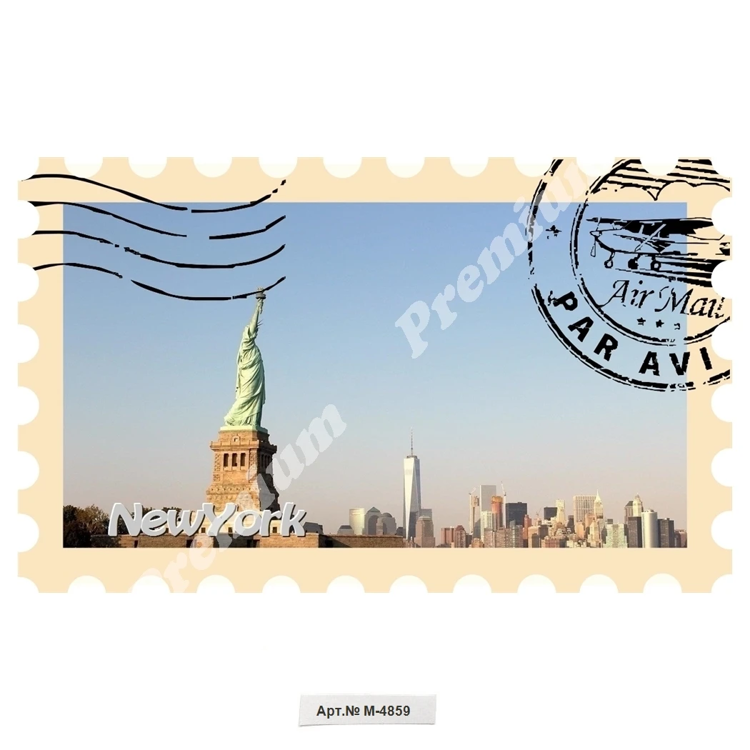 Нью-Йорк США Сувенирный магнит | Дом и сад