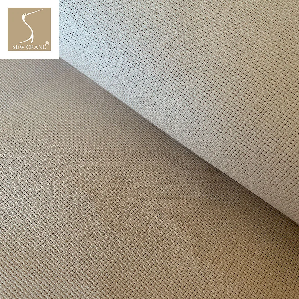 

Ткань для вышивки крестом 18 карат, хлопковая ткань для вышивки, АИДА, льняной, серый цвет, 59 дюймов Ш x 39 дюймов л