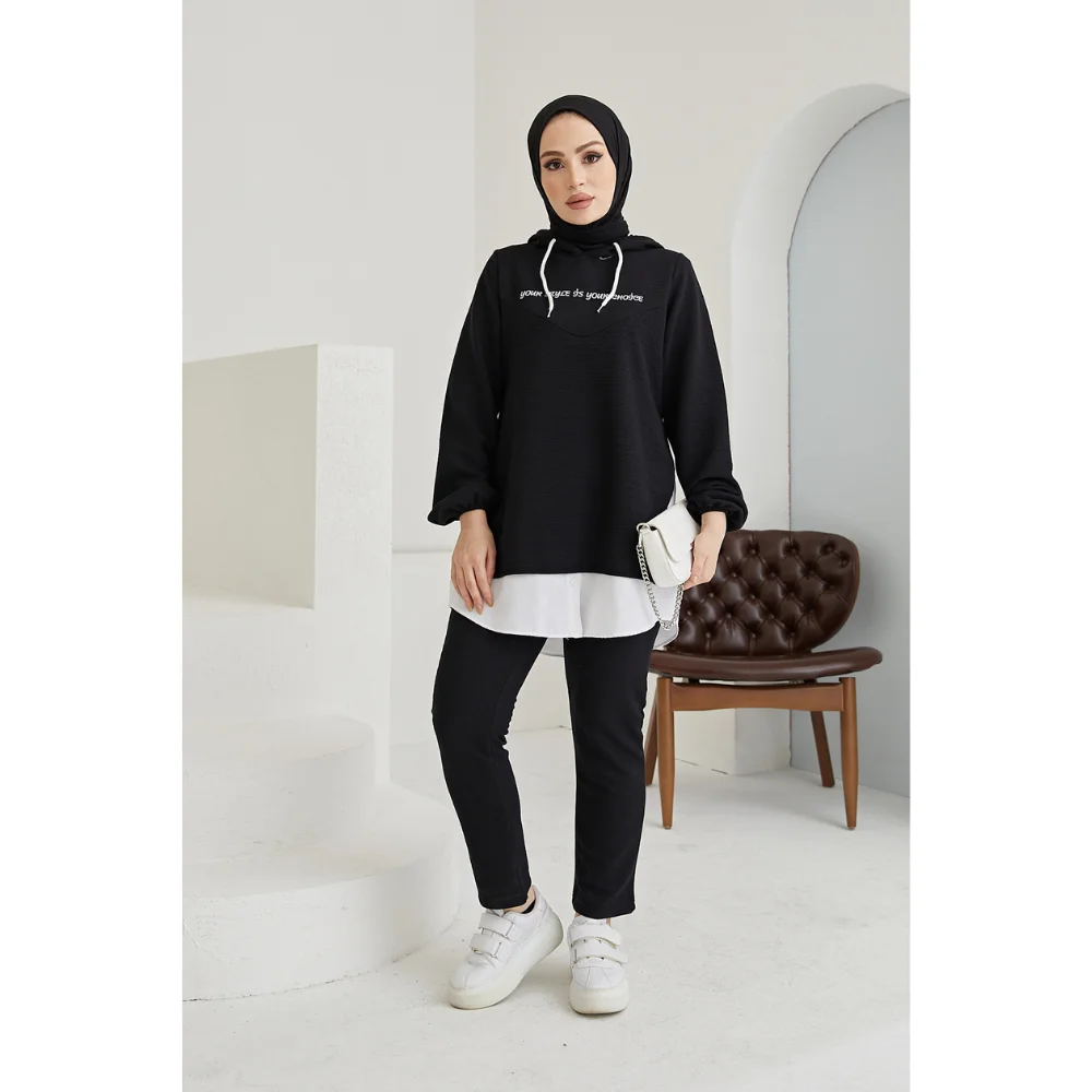 Shirt Detailed Embroidered Hijab Suit Trend Fashion Fast delivery muslim dress women abaya kaftan modest dress abayas for women