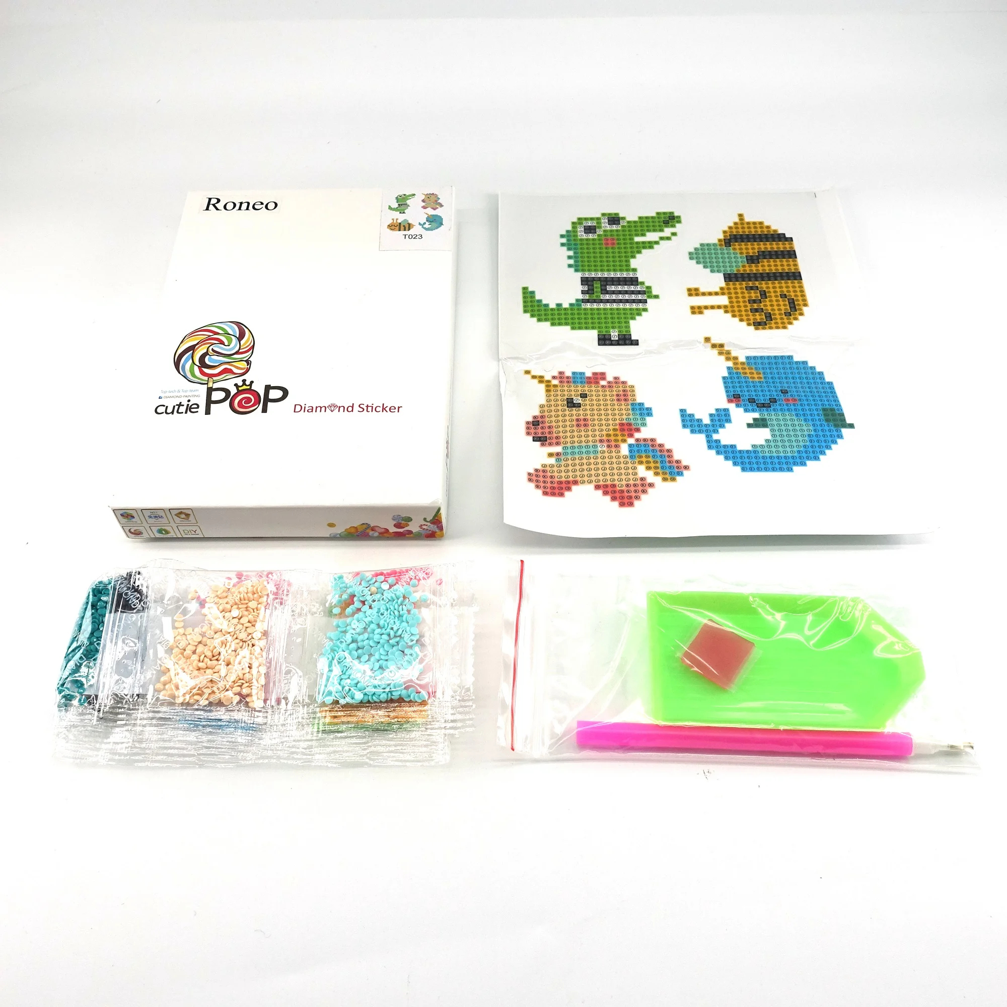 

Roneo Special Diamond Round 5d Design Painting Sticker For kids Family