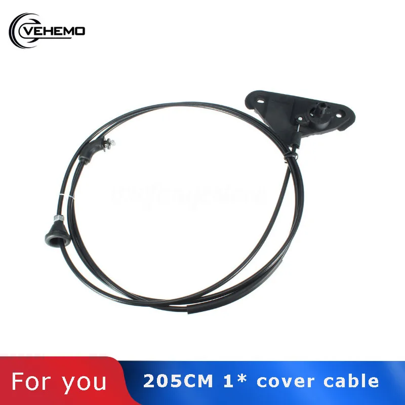 Vehemo пластиковый резиновый кабель для капота автомобильные аксессуары чехол