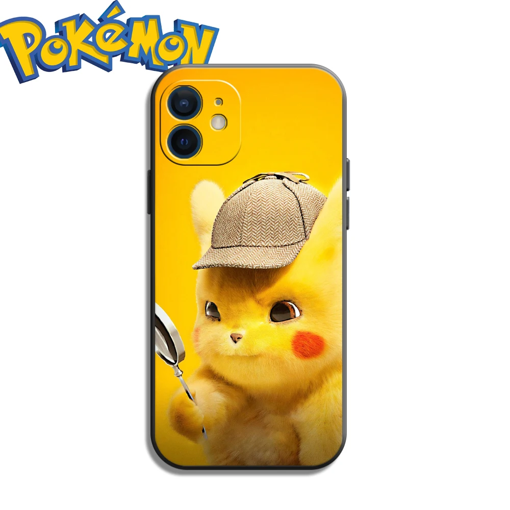 pokemon pikachu anime case for iphone 12 13 pro max mini 11 pro max x xr xs max se2020 8 7 6 6s plus hot silicone phone cover free global shipping