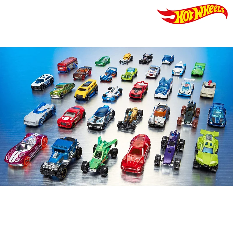 Новинка 20 шт. набор автомобиля Hot Wheels смешанный ассортимент H7045 металлический