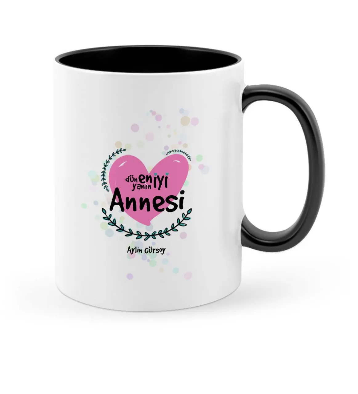 

Personalized World Best Mother Black Mug Cup-11