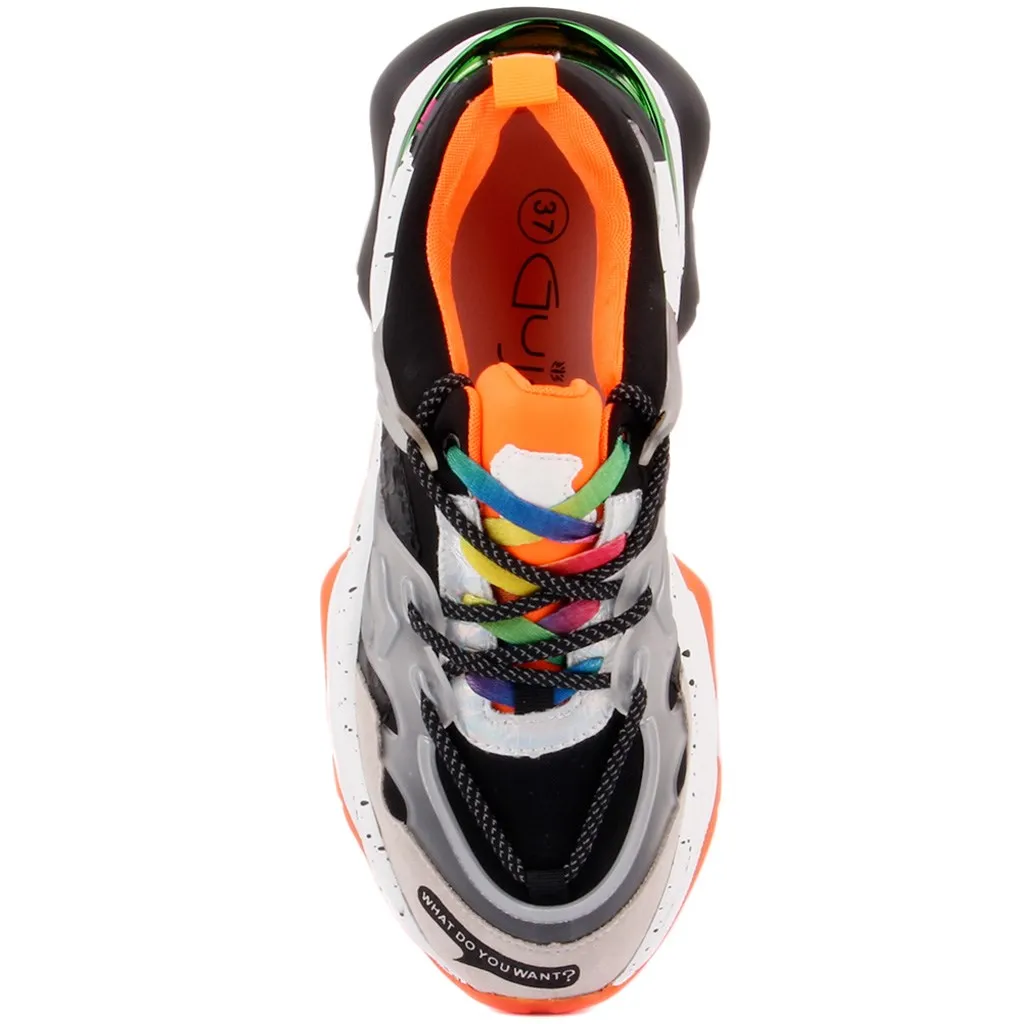 

Guja-Black Color High Bottom Women 'S Sneaker