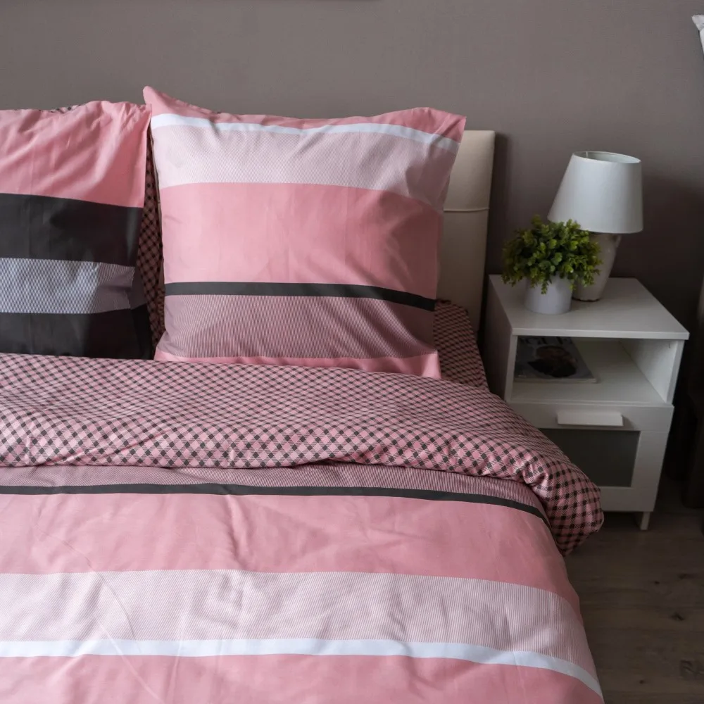 Комплект постельного белья Поплин 100% Хлопок Двуспальный Евро Nature &amp Cotton Арт.1