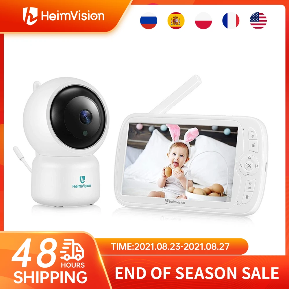 Видеоняня HeimVision HM233 Успокаивающая 3 видеоняня 1080P ночное видение 360 ° PTZ