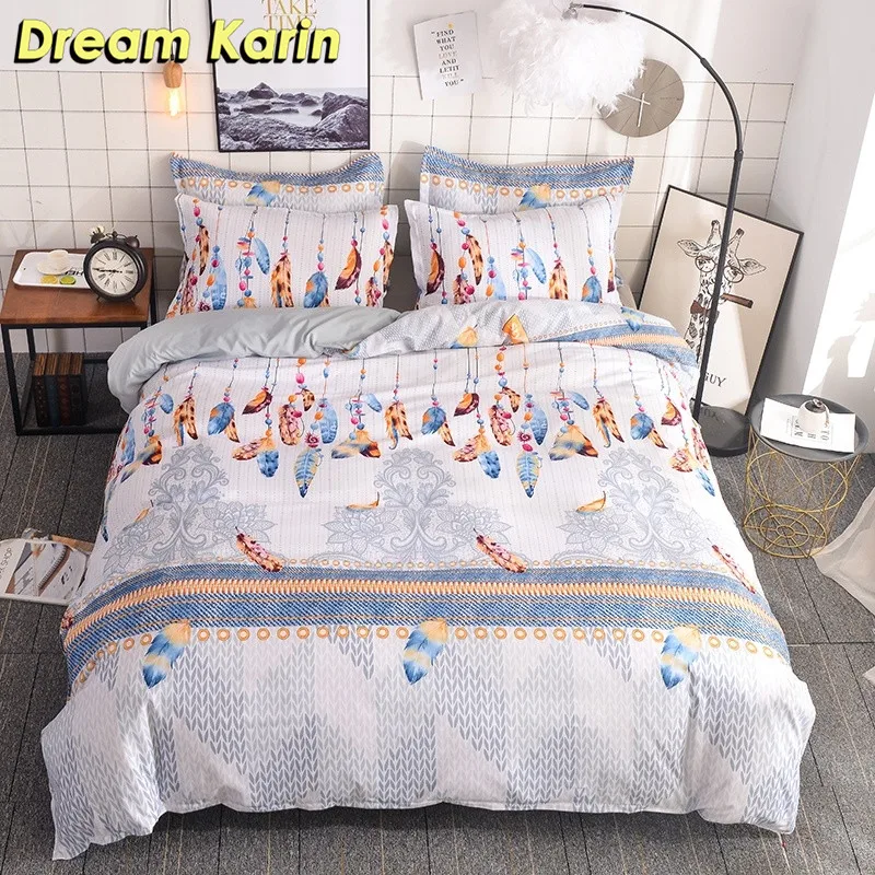 Пасторальный классический Комплект постельного белья королевского размера в