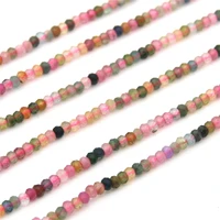 natural gemstone tourmaline loose beads strand mix color faceted abacus1 5x2 3x4mm for jewellery craft making bracelet necklace