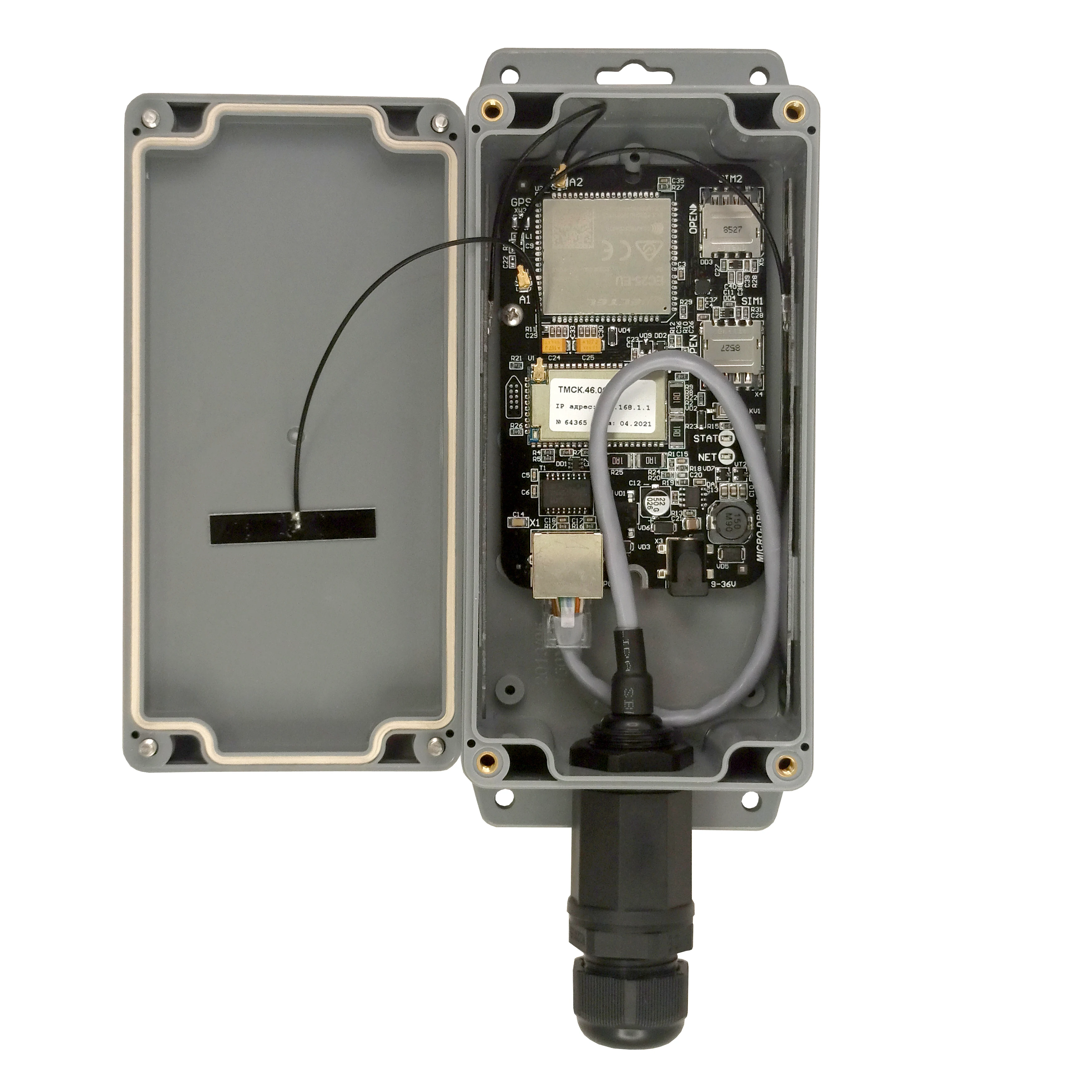 4G роутер с SIM картой уличный WiFi модем внешняя антенна LTE +5dbi NR-400 Cat.4