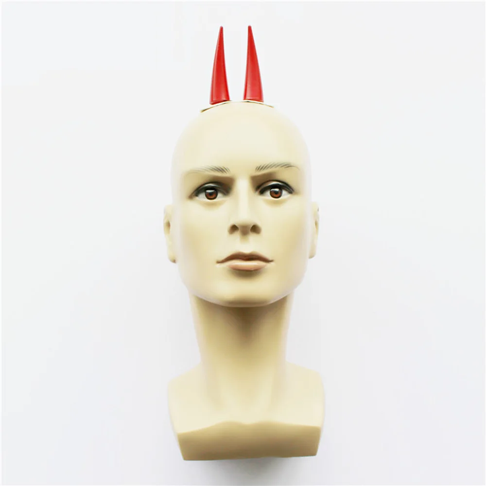 Бензопила человек кровь Fiend Power косплей парик головной убор с рогом аксессуары