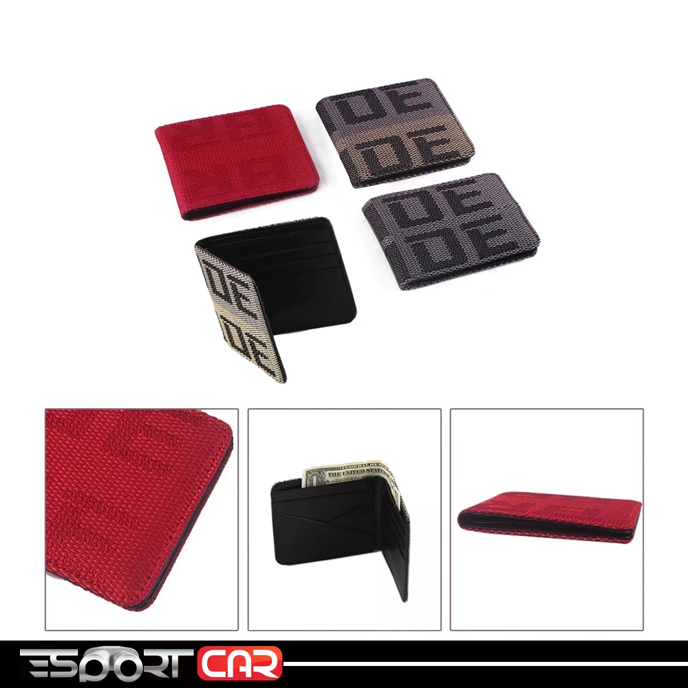 Стильный тканевый кошелек экспортного автомобиля JDM бумажник с градиентом