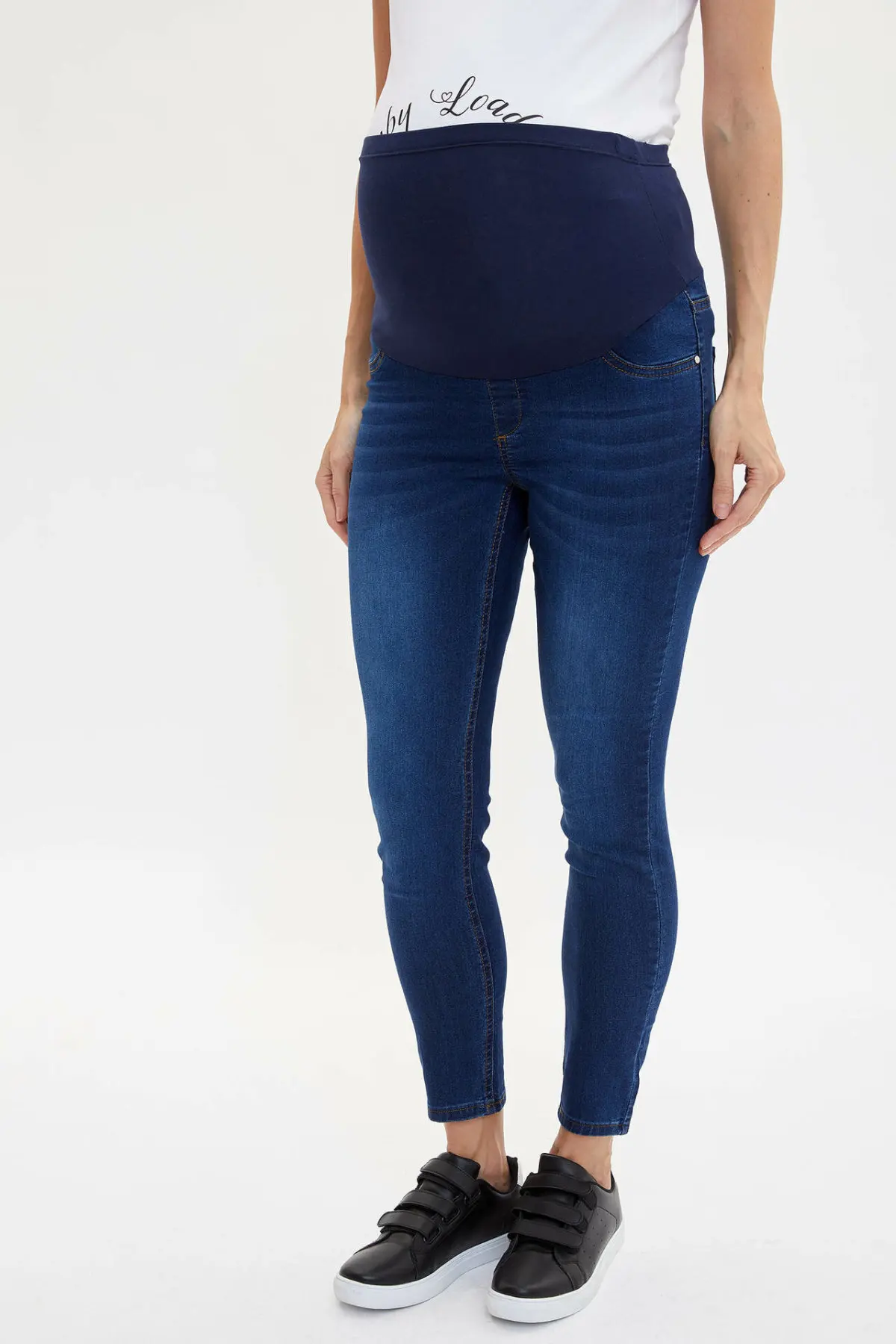 DeFacto женские модные джинсовые штаны для беременных повседневные с эластичной