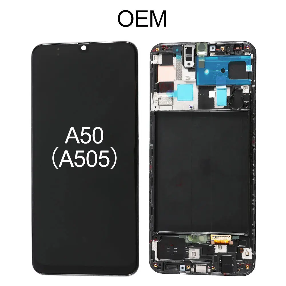 Лучший OEM для Samsung Galaxy A10 A20 A30 A40 A50 ЖК-дисплей с сенсорным экраном OLED дигитайзер в