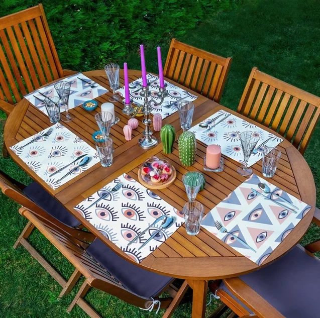 

Подставка под столовую посуду, водонепроницаемый коврик, не скользит, с теплоизоляцией, мягкая моющаяся подставка под чашку