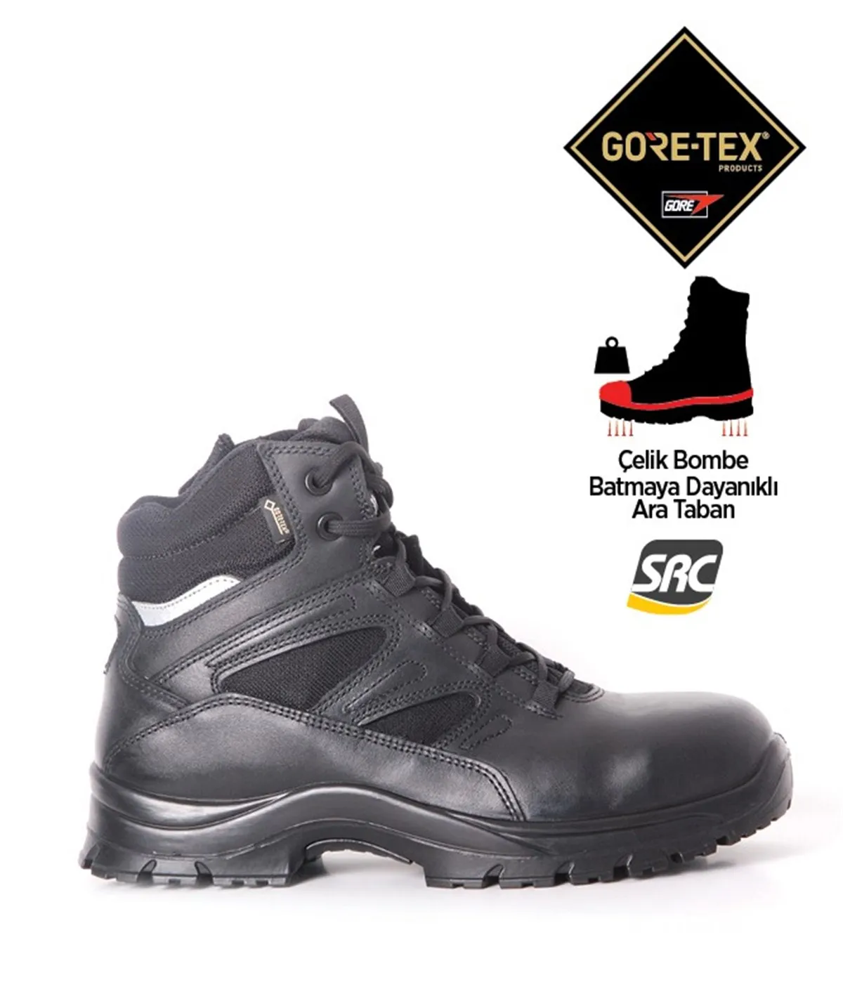 

YDS Dlpm 1255 GTX Work Safety Boots,* Durable and 100% WATERPROOF Sole Technology,Oil resistant outsole, Puncture resistant