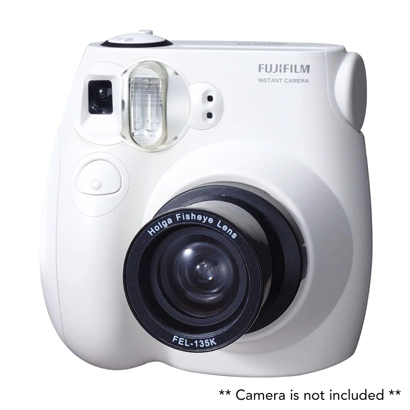 HOLGA FEL F7S объектив рыбий глаз + адаптер Набор для Fuji Fujifilm Instax Mini 7 S/Holga 135 K200NM/Polaroid 300