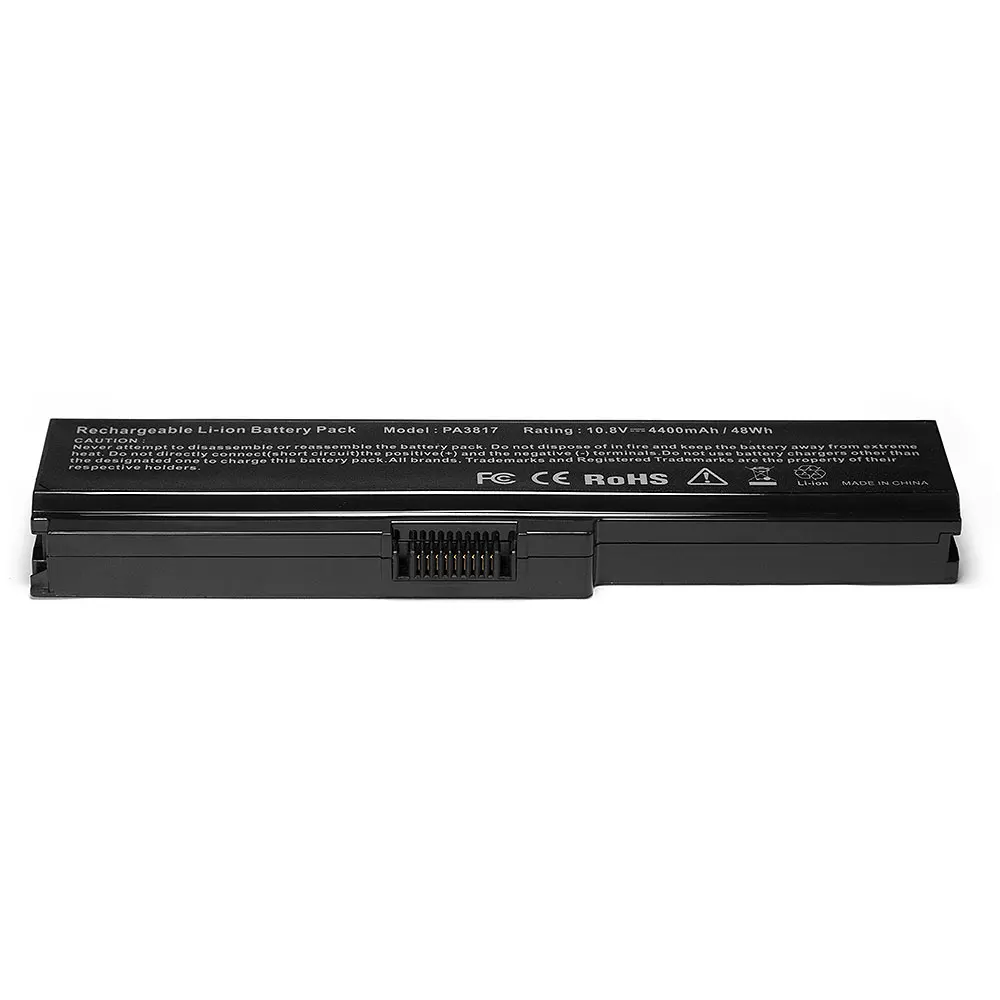 Аккумулятор для ноутбука Toshiba Satellite серий A660, C600, c645, c660, l515, l630, L700. 10,8 В, 4400 мАч, PN: pa3634u-1bas pa36 on.