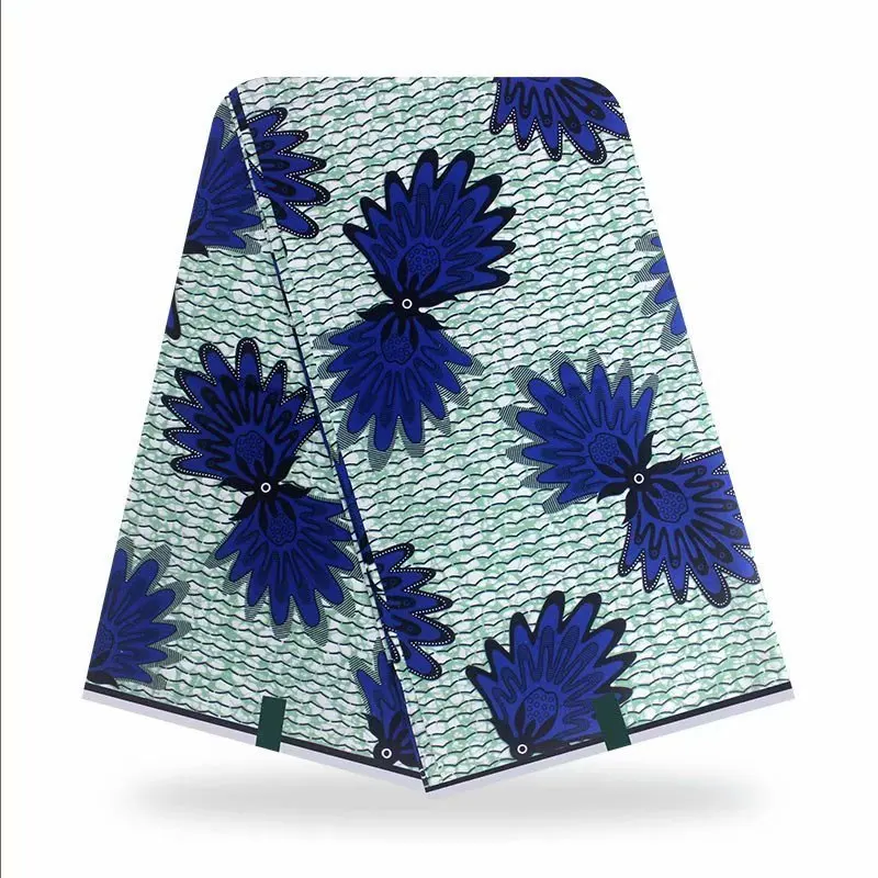 

African Fabric wax print Ankara fabric cotton new design 2021 tissus wax africain patchwork fabric for dress 6yard