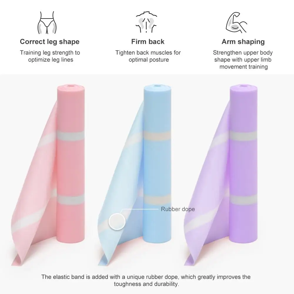 Комплект эспандеров эластичные резинки для фитнеса набор спортзала йоги