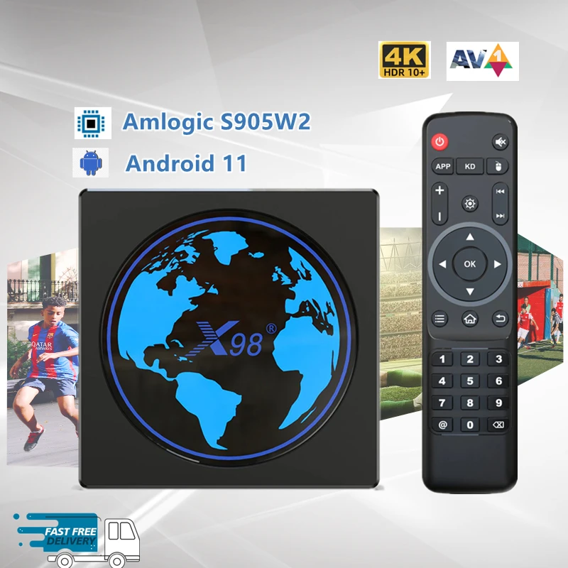 

ТВ-приставка X98 Mini Smart TV Box, Android 11, 4 Гб ОЗУ, 64 ГБ, 32 ГБ, Amlogic S905W2, 2,4G/Φ, Wi-Fi, 4K, 60 кадров/с, ТВ-приставка X98Mini, 2 ГБ, 16 ГБ, vs H96 Max