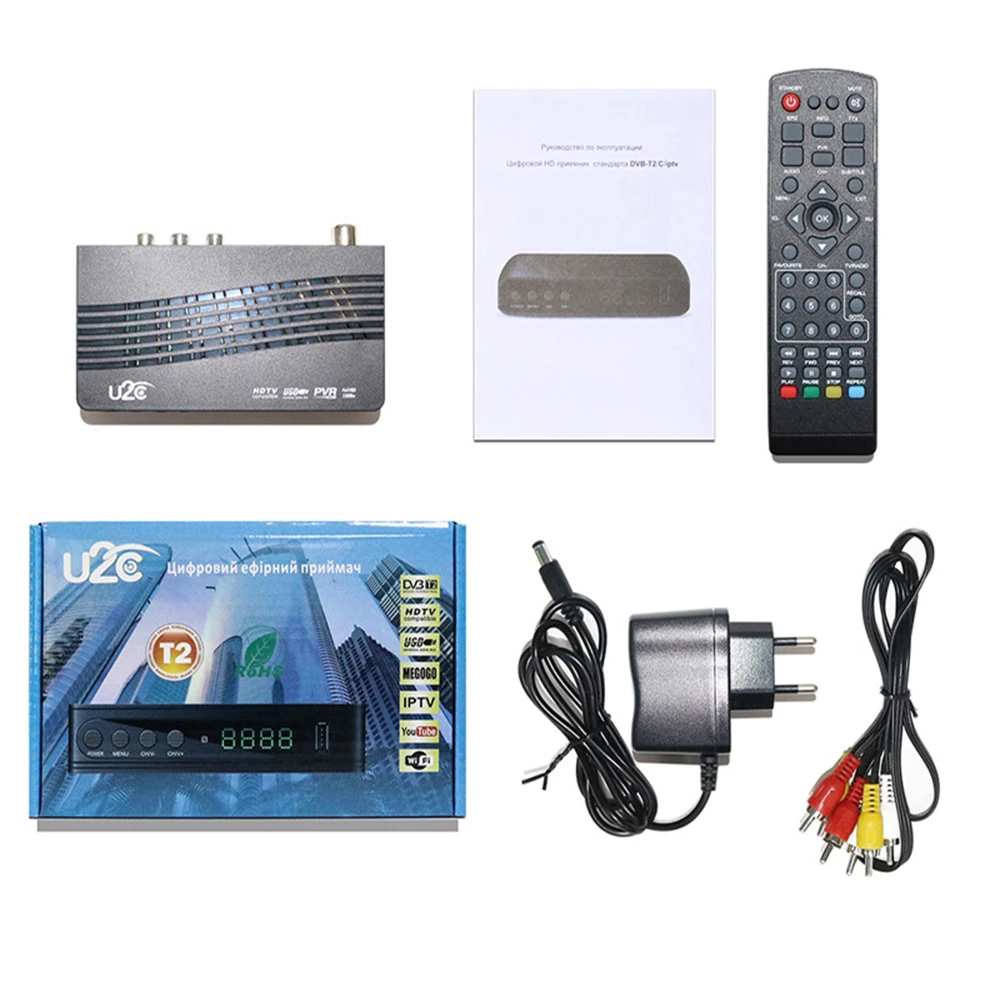 

WIFI DVB-T2 Digital Satellite Receiver HD-115 1080P HD Digital TV Receiver Russian Set Top Box DVB-T M3U H.264 Youtube TV