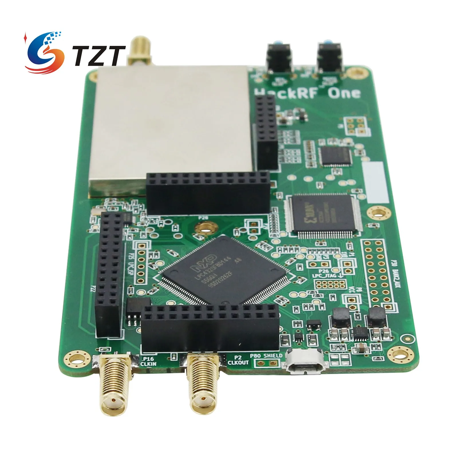 Billig TZT HackRF Eine SDR Software Definiert Radio Board Mit Abschirmung Abdeckung + TCXO Simulieren GPS