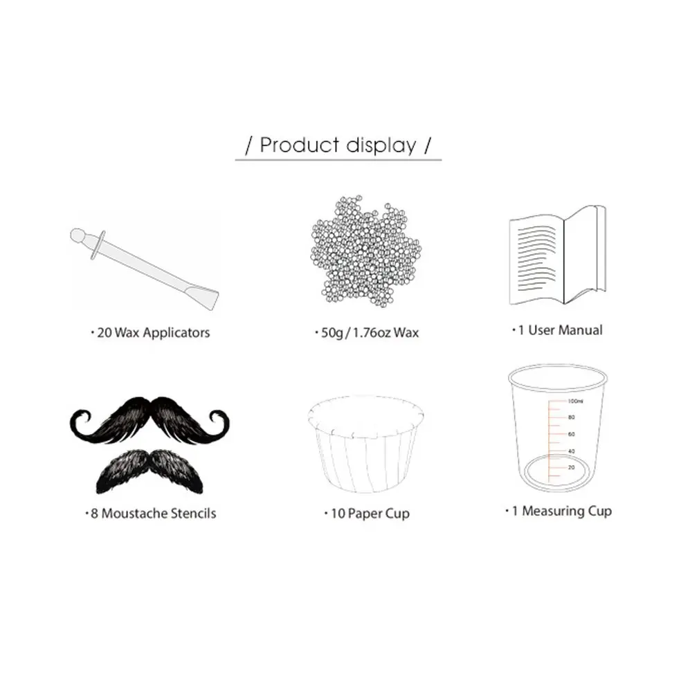 Portable Painless Nose Wax Kit For Men &amp Women Hair Removal Set Paper-Free HairWax Beans Cleaning Tool | Красота и здоровье