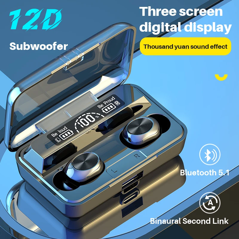 TWS-стереонаушники с поддержкой Bluetooth 5 1 системой ШПД и микрофоном | Электроника