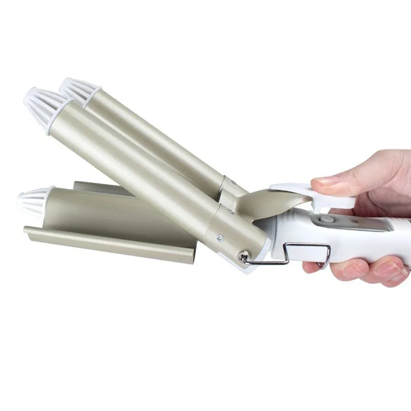 Профессиональные щипцы для завивки волос волнистая палочка керамические