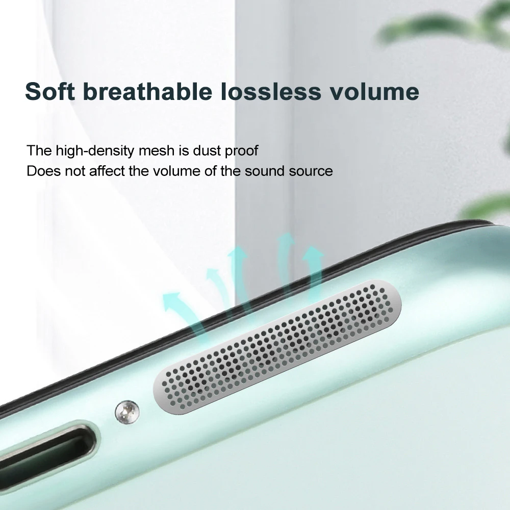 8pcs dust net phone accessories for iphone 13 12 pro max phone speaker earpiece metal dust proof sticker for iphone 13 12 series free global shipping