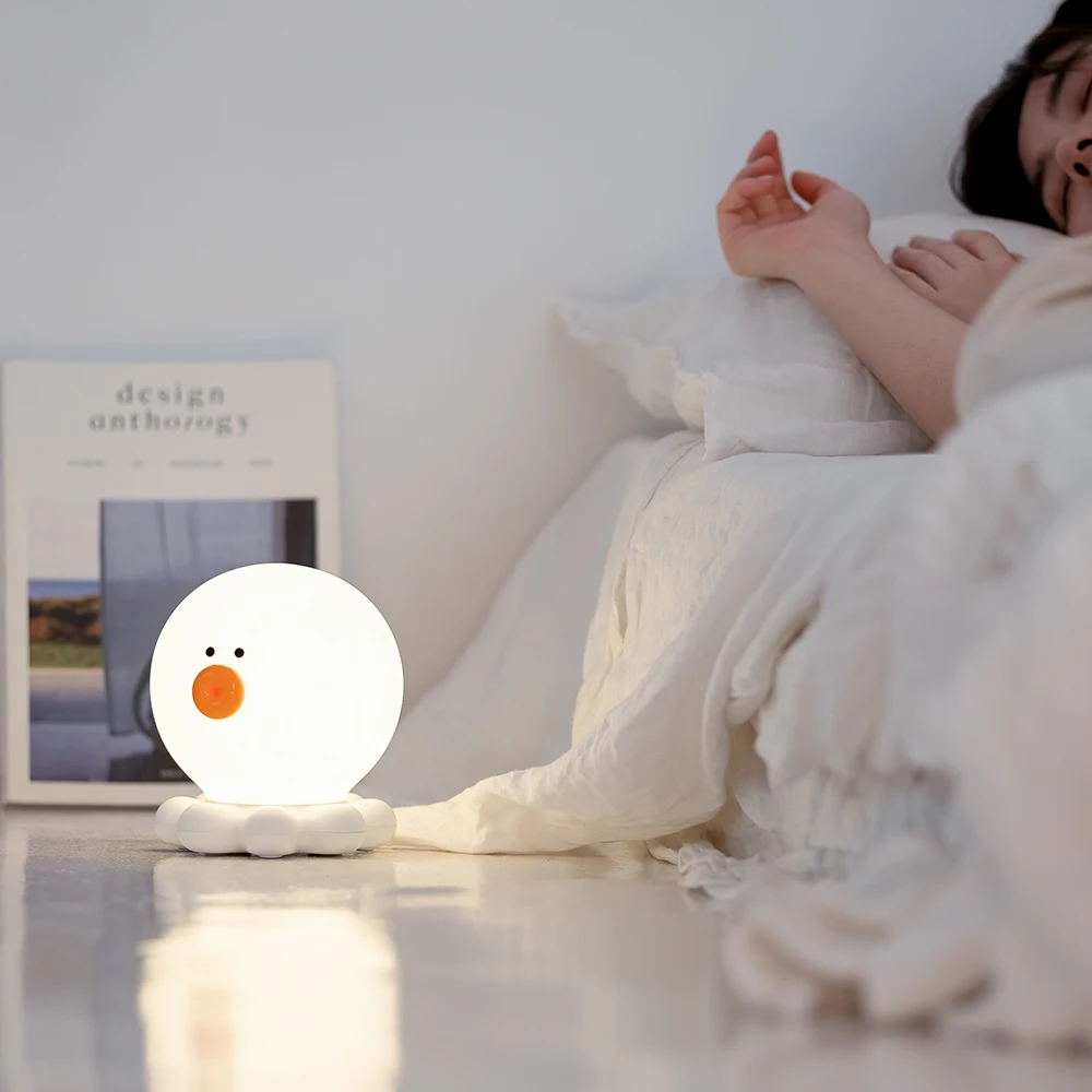 Ночник в виде животного осьминога сенсорный светодиодный ночной Светильник для