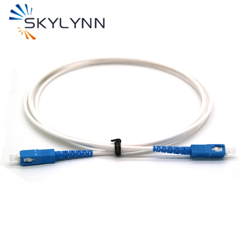 SKYLYNN 50 шт. длина 2 метра SC/APC и SC/UPC SM G652D SX Core 3 0 мм белый патч-корд из оптического