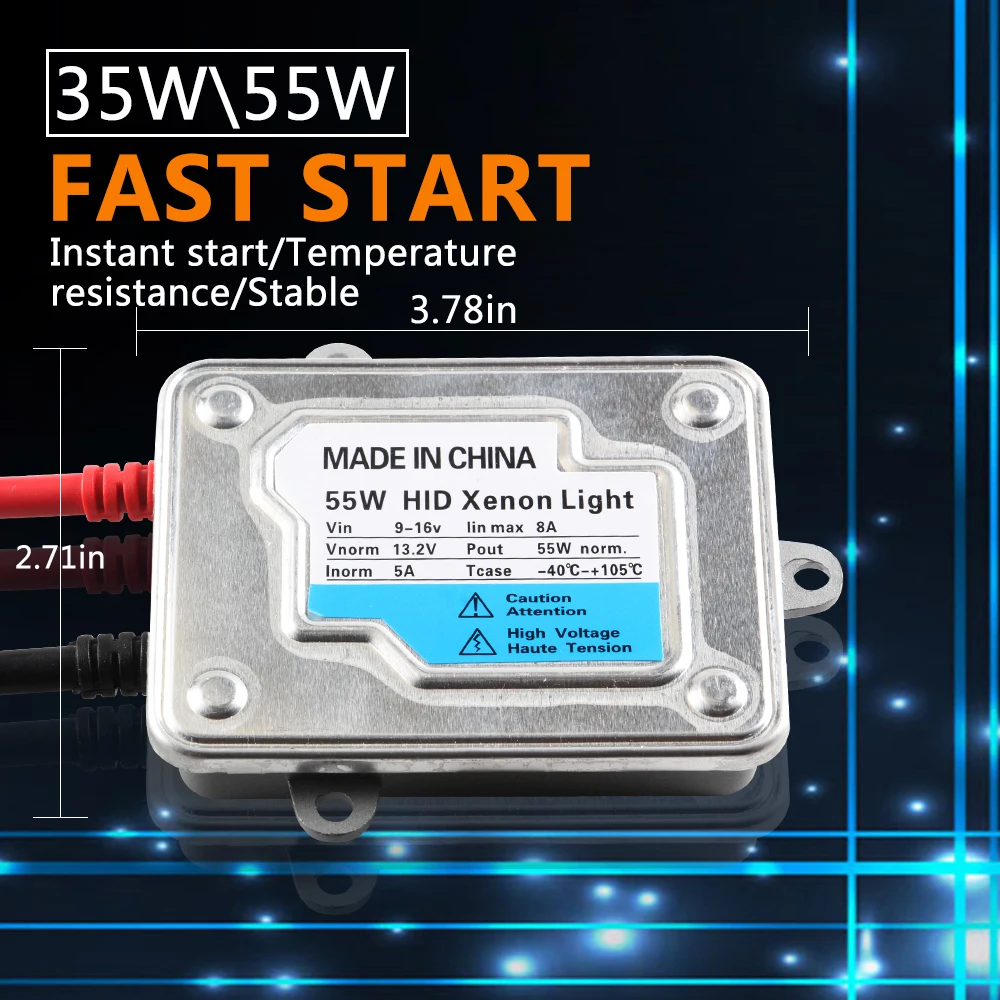 1pcs 80W 55W Slim HID Ballast H7 H1 H3 H8 H9 H11 D1 D2 9005 9006 9007 H4 Replacement Of Car Headlight Xenon Bulb 12V - купить по