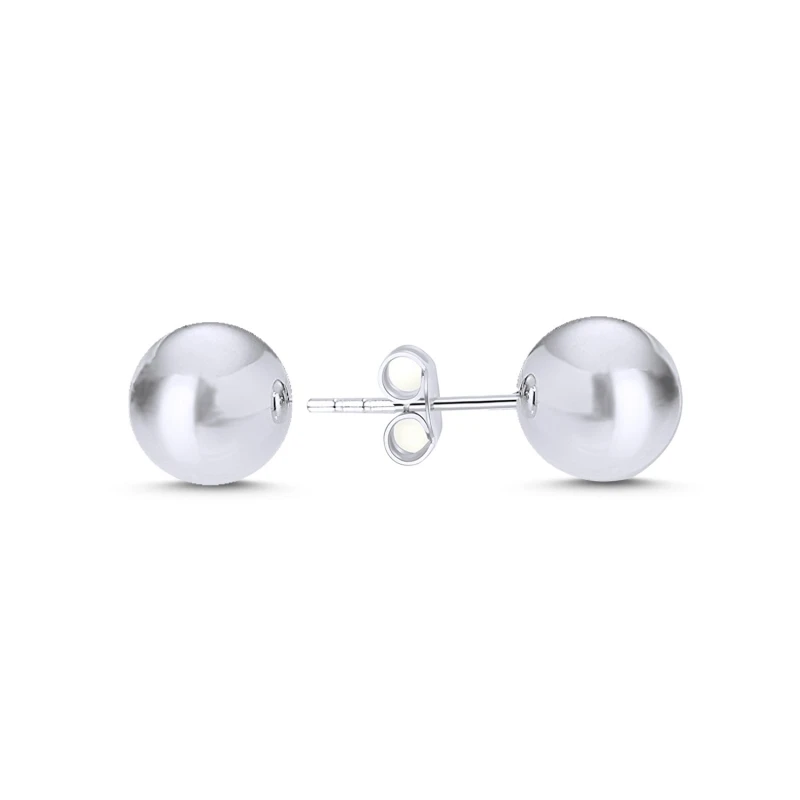 

Серебряные 925 пробы Серьги 8 мм