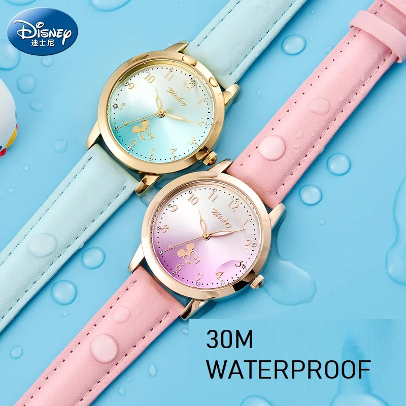 Оригинальные повседневные кварцевые наручные часы для девочек с изображением