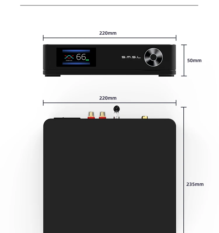 Усилитель мощности SMSL SA400 Hifi 230 Вт RMS * 2 4 Ом Bluetooth5.0 NJW1195 | Электроника