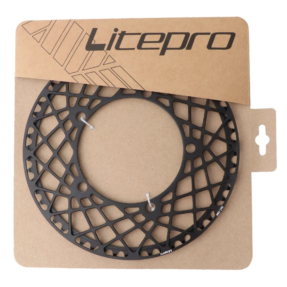 Litepro складной велосипед 53t/56t/58t CNC одна звезда шоссейный 130 мм BCD цепь кольцо