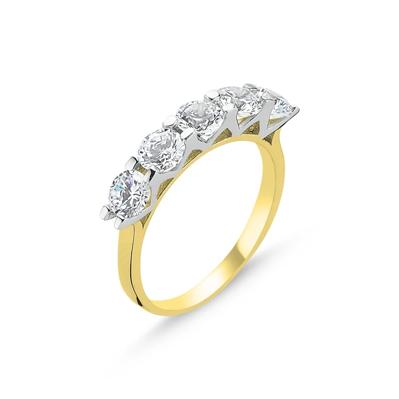 

Серебряное 925 пробы кольцо с цирконом