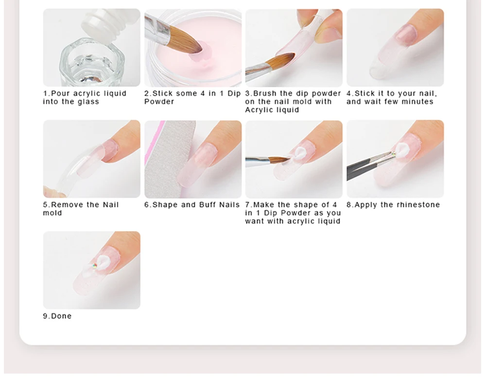 4 в 1 порошок для дизайна ногтей 10 г | Красота и здоровье