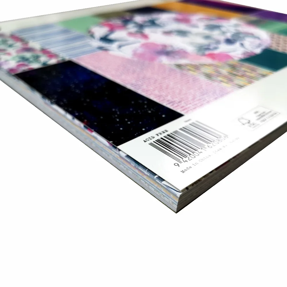 

CRZCrafter 305x305mm 12 Inch Scrapbooking Paper Pattern Pad 42 Sheets DIY Craft Papers Background Pack Acid Free Decoration