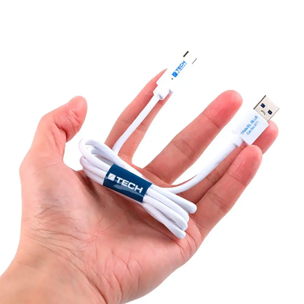 Smartphone Charging Cable travel Blue USB Type-C (971) | Электроника