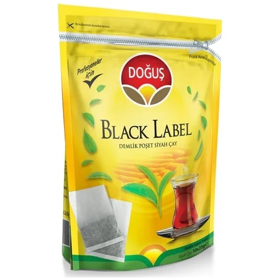 

PERFECT WITH ITS WONDERFUL DRINK Dogus Tea Dogus Black Label Teapot Tea Bag 50X25 FREE SHİPPİNG