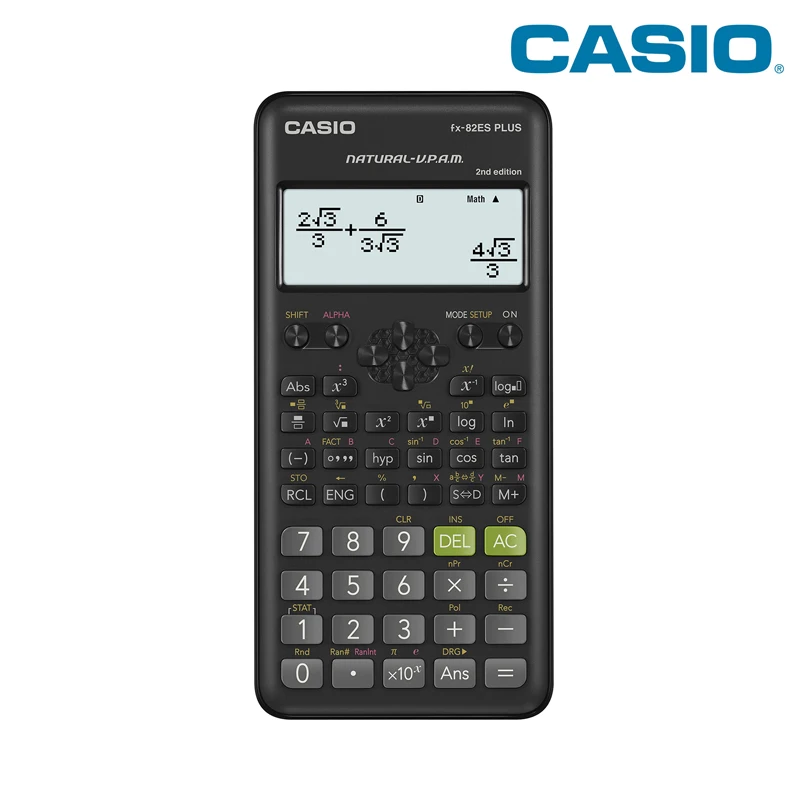 Научный калькулятор CASIO FX-82ESPLUS-2 не программируемый разрешен для экзаменов ЕГЭ 252