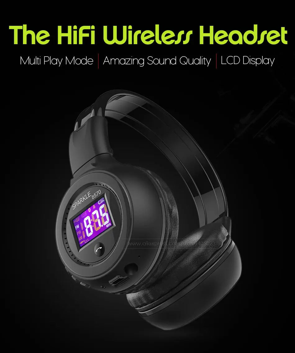 VITOG B570 Hi-Fi стерео Bluetooth наушники настоящие беспроводные наушники уличный стиль модная гарнитура для игр наушники с микрофоном