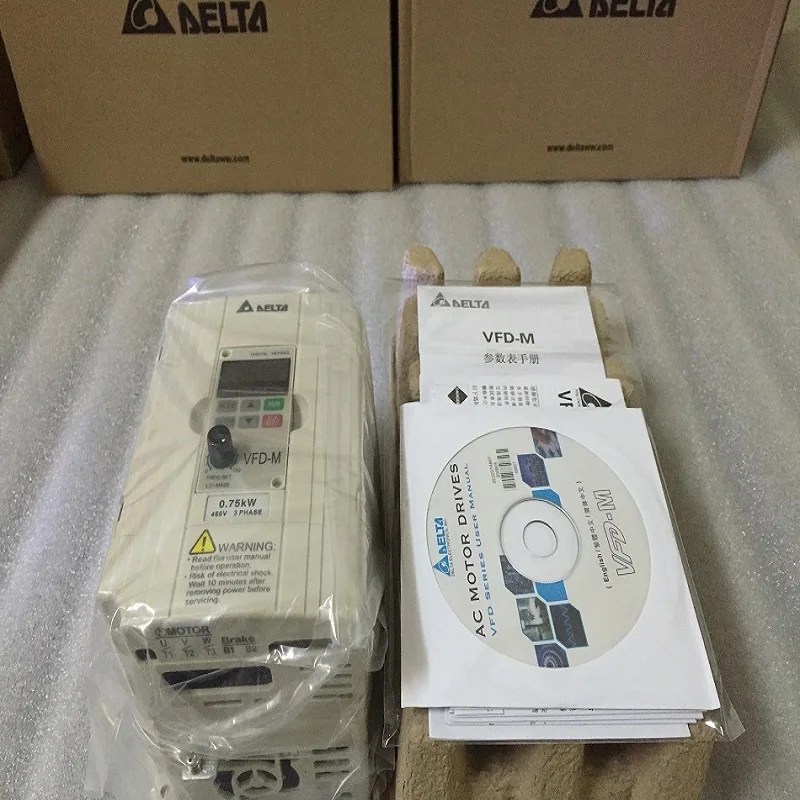 Дешевый Оригинальный Инвертор Delta VFD-M Series 3 фазы 380 В 460 кВт VFD007M43B VFD015M43B инвертор