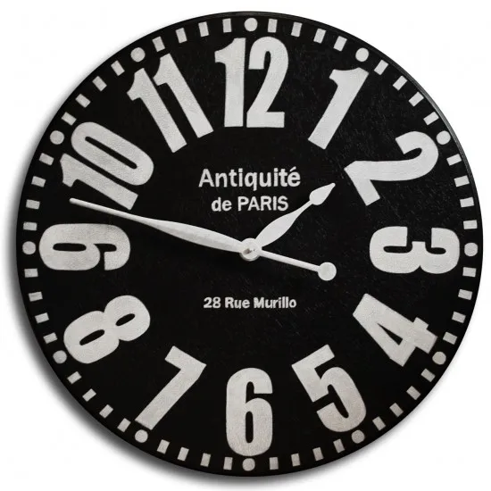 

Offset Printed Wooden Hall Wall Clock 35 cm Without Glass
